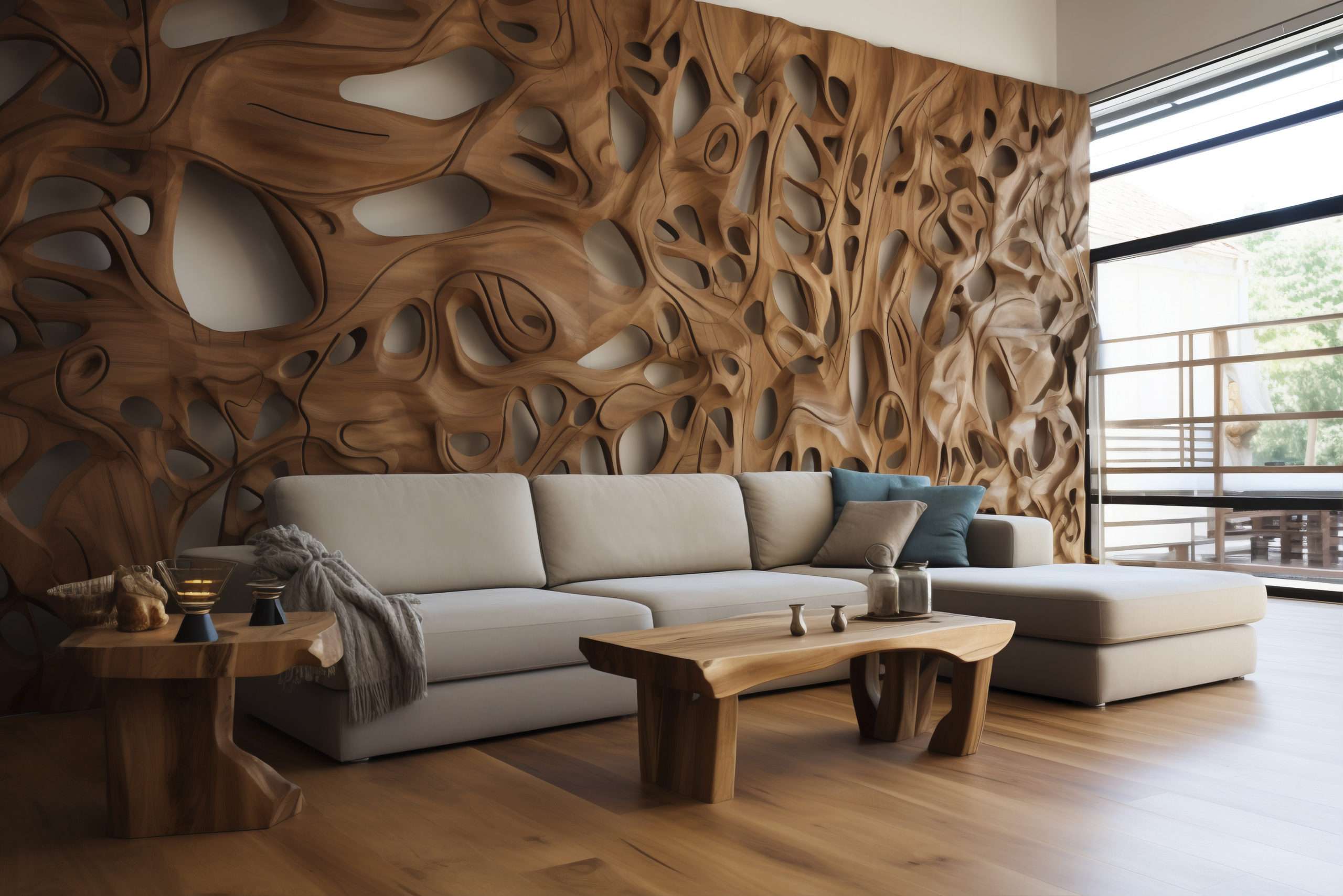 handcrafted-wooden-decorative-sculpture Custom millwork designs St. Louis